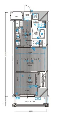 シティインデックス武蔵小山の物件間取画像